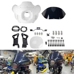 7" Front Upper Headlight Fairing Cowl Windshield Mount For Harley Softail '18-UP. Fixed Price $909.98.