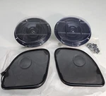 Harley Davidson Touring 6.5 Speakers Set Of W/ Grilles Flhx Fltr 2014-2026. Fixed Price $125.00.
