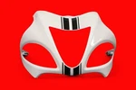 08-18 Suzuki Hayabusa Front Headlight Fairing-white (a.market). Fixed Price $249.99.