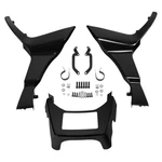 For Harley Road Glide Fltr 2017-UP Side Fairing Spoiler Chin Cover Black Quartz. Fixed Price $49.95.