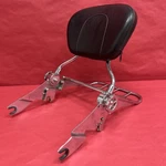 2009 - 2024 Harley Touring Detachable Chrome Sissy Bar Passenger Backrest Pad. Fixed Price $124.99.