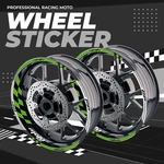 Green 17 Inch Rim Wheel Stickers Decals For ZX6R Ninja 636 600 19 20 21 22 23 24. Fixed Price $37.89.
