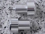 Kawasaki Ninja ZX6R ZX9R ZX12R Chrome Frame Sliders. Fixed Price $22.95.
