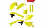 Plastic Kit Kawasaki Kxf 450 2016 - 2018 Fluo / Neon Yellow + Fork Guards 90744. Fixed Price $171.43.