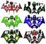 Abs Injection Fairings Kit For 2003 2004 Kawasaki Ninja ZX6R ZX-6R. Fixed Price $444.95.
