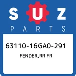 63110-16GA0-291 Suzuki Fender,rr Fr 6311016GA0291, New Genuine Oem Part. Fixed Price $92.74.