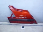 1985 Honda CH150 Elite H21079) Red Left Side Rear Cover Panel Fairing Cowl. Fixed Price $115.00.