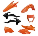 Polisport Orange/black Plastic Kit Ktm 125 Xc-w 2017-2019. Fixed Price $121.31.
