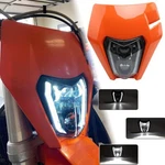 Led Headlight + Fairing Mask For Ktm 250 300 350 450 500 690 IP67 Hi/lo Beam Drl. Fixed Price $105.00.