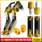 Us / Handlebar Grip Cap Brake Clutch Levers For Yamaha FZ1 FZ6R FZ8 Fazer. Fixed Price $54.27.