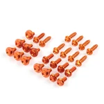 Zeta Aluminum Body Bolt Kit Orange Motorcycle Dirt Bike ZE88-5843 634-8346O. Fixed Price $56.66.