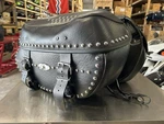 03 Harley Softail Heritage Flstc Studded Rear Luggage Saddlebag Set Bracket. Fixed Price $299.57.