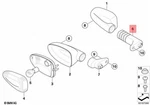 New Bmw Genuine K16 K255 K25H Holder For Turn Corner Light Oem 63137667768. Fixed Price $25.34.