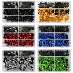 253PCS Cnc Aluminum Fairing Bolts Kit Fastener Clips Body Work Screws For Suzuki. Fixed Price $27.99.