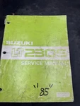 Factory Service Manual For 85 Suzuki LT230S Quadsport 99500-42030-01E. Fixed Price $19.99.