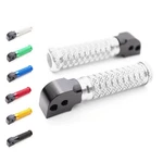 Silver Cnc Anti Slip Rear Footpegs M-grip For Buell 1125R All Year. Fixed Price $60.48.