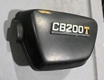 1976 Honda CB200T Left Side Cover Panel & Badge Oem Original Gray Paint. Fixed Price $124.95.