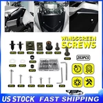 253PCS Motorcycle Complete Fairing Bolts Kit Bodywork Screws Nuts Silver M5 M6. Fixed Price $26.59.