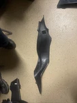Oem Kawasaki ZX6R/636 13-18, Right Side Tank Cover Fairing- Black 36001-0595-660. Fixed Price $50.00.