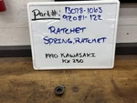 Ratchet And Spring, P/N#:13078-1063 & 92081-122 Kawasaki 1990 KX250. Fixed Price $40.00.