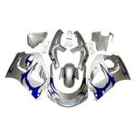 Injection Silver Blue Fairing Kit For Suzuki GSXR600 GSXR750 1996-1999 Bodywork. Fixed Price $351.95.