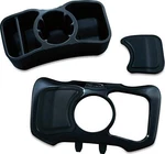 Kuryakyn Motorcycle Inner Fairing Glove Box With Drink Holder Gloss Black. Fixed Price $129.99.