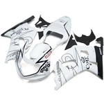 Injection White Black Fairing Kit For Suzuki 2000-2003 GSXR600 GSXR750 Bodywork. Fixed Price $488.95.