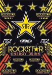 Factory Effex Rockstar Energy Sticker Sheet (15-68702). Fixed Price $22.33.