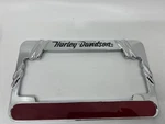 Oem Harley Davidson Licdnse Plate Frame Script With Reflector 59141-98 New. Fixed Price $17.43.