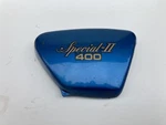 77-81 Yamaha XS400 Blue Right Side Cover. Fixed Price $22.50.