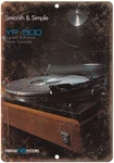 Yamaha YP-500 Turntable Ad Vintage Reproduction Metal Sign D99. Fixed Price $36.95.