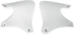 Ufo YA03810046 Radiator Shrouds White WR400F YZ400F. Fixed Price $47.20.