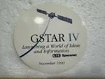 1990 Gte Space Net Sticker - Gstar Iv Satellite. Fixed Price $5.00.