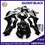 Fairing Kit For Kawasaki Ninja ZX10R 2021-2024 ZX1000 Abs Glossy Black Body. Fixed Price $379.00.
