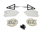 Set Of Number Plates For Ducati Scrambler 800 400 Cd 97180381B. Fixed Price $146.27.