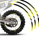 For Honda Crf 250L 13-20 19 Wheel Stickers Rim 21" 18" Dirt Bike D01B Yellow. Fixed Price $28.75.