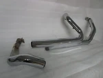 10-16 Harley Davidson Touring Head Pipe With Chrome Heat Shields Oem. Fixed Price $299.99.