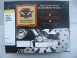 New Harley Davidson Chrome Sportster Rear Swing Arm Axle Covers Kit 45448-04. Fixed Price $54.95.