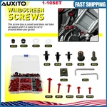 Motorcycle Fairing Bolt Kit, M5 M6 Aluminum Screws Assortment Red 1-5SET. Fixed Price $194.46.