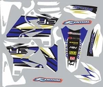 Graphic Kit Yamaha Ufo Restyled YZ125 YZ250 2002-2014DECAL Fender Shrouds. Fixed Price $87.99.