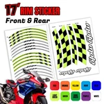 AA01 Inch Wheel Rim Sticker Checkered For Street Cup 17-19. Fixed Price $28.83.