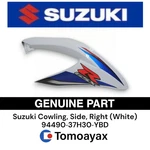 Suzuki 94490-37H30-YBD Side Cowling Rh (white) Oem Genuine For GSX-R600 2008-09. Fixed Price $406.00.