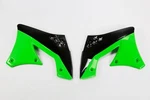 Ufo Radiator Shrouds Kawasaki Kx 250 2010-2011 Black And Green. Fixed Price $45.38.