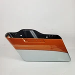 Oem Harley 2014 Flhtk Electra Ultra Glide Left Saddlebag Amber Whiskey / Silver. Fixed Price $474.95.