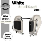 Advanblack White Sand Pearl Lower Vented Fairings Fits Harley Street Road Glide. Fixed Price $449.00.