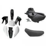 For Kawasaki Black Plastic DRZ110 Body Fairing Seat Fuel Tank. Fixed Price $124.00.