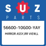 56600-10G00-YAY Suzuki Mirror Assy,rr View,l 5660010G00YAY, New Genuine Oem Part. Fixed Price $142.32.