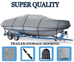 Grey Boat Cover For Crestliner Super Hawk 1700 O/b W/o Windscr Tm 98-00. Fixed Price $173.04.