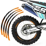 Orange Dirt Bike Mx Wheel Rim Sticker L02B For Yamaha Yz 250FX 24 23 22 21 20. Fixed Price $32.79.