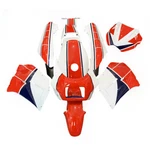 Abs Fairings Kit For Yamaha Rzv 500/RD 1985 1986 1987 Red White Body. Fixed Price $454.95.